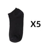 5 Pairs Breathable Women's Sports Socks Short Ankle Socks Women Solid Mesh High Quality Female Cycling Running Boat Socks