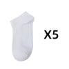 5 Pairs Breathable Women's Sports Socks Short Ankle Socks Women Solid Mesh High Quality Female Cycling Running Boat Socks