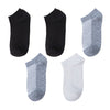 5 Pairs Breathable Women's Sports Socks Short Ankle Socks Women Solid Mesh High Quality Female Cycling Running Boat Socks